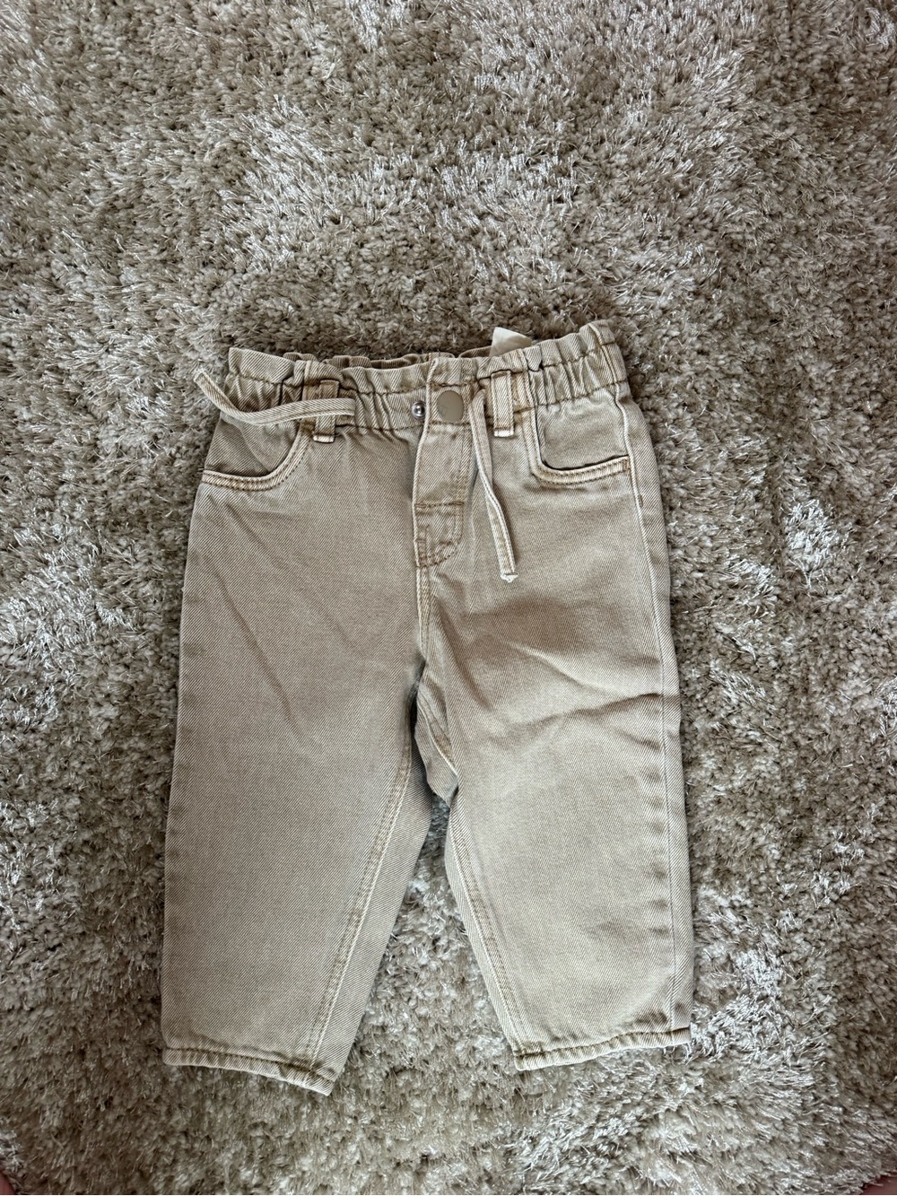 H&M Kids Tan Pull-On Jeans